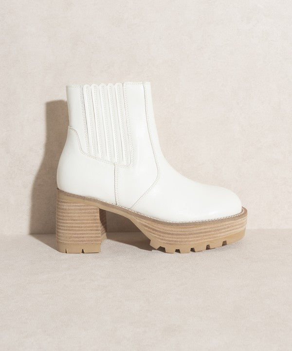 Platform Paneled Boots