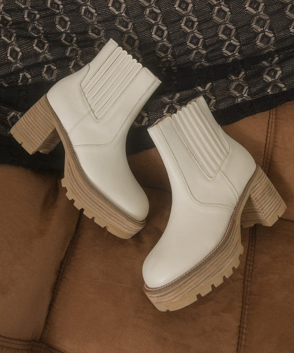 Platform Paneled Boots