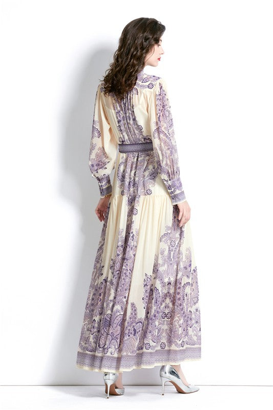 LONG SLEEVE MAXI DRESS