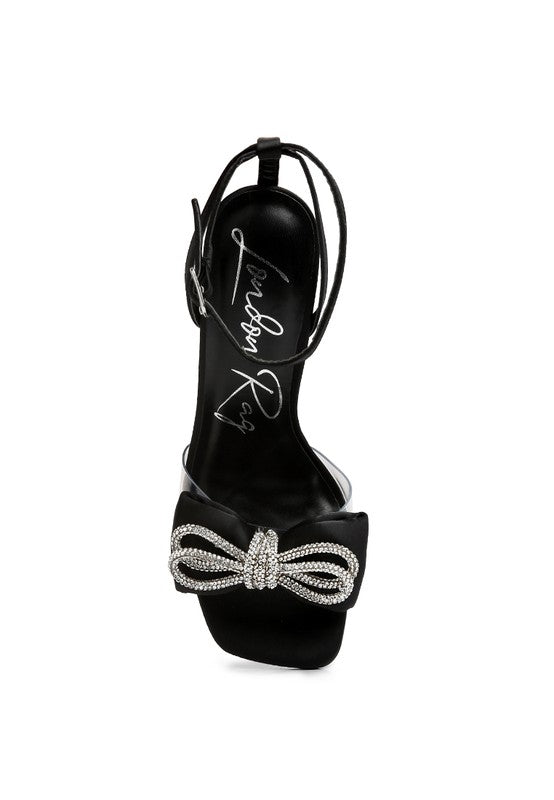 Bow With Heeled Sandals