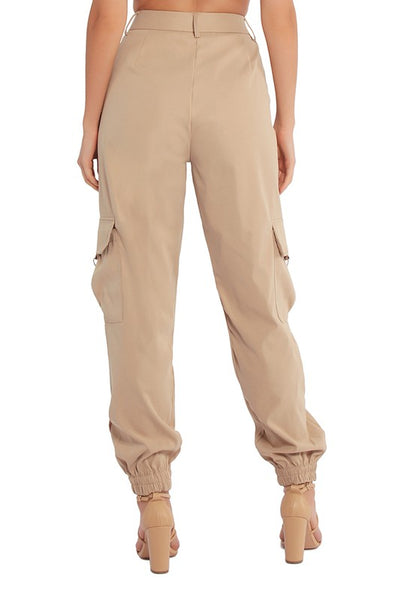 High Waist Cargo Pants