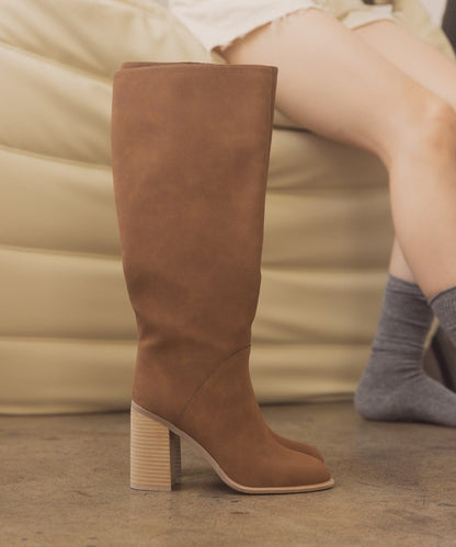 Knee High Block Heel Boots