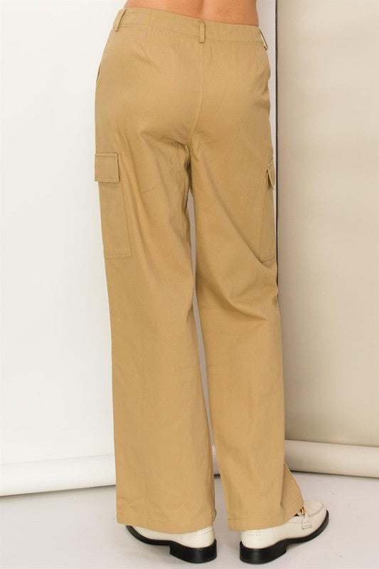 WEEKEND CHILLER HIGH WAIST CARGO PANTS HYFVE