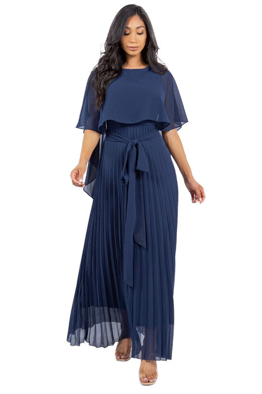 CHIFFON LONG MAXI DRESS