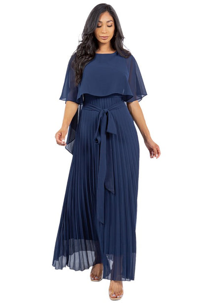 CHIFFON LONG MAXI DRESS