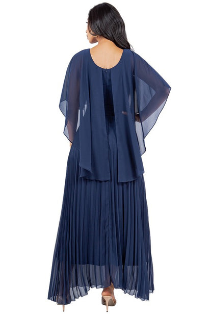 CHIFFON LONG MAXI DRESS