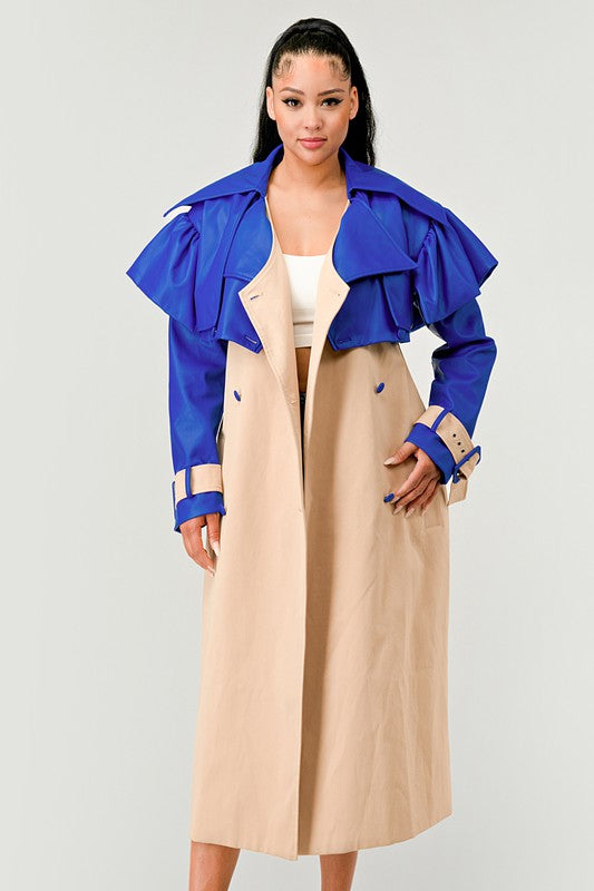 DREAMY DAMSEL FALL CHIC TRECH COAT