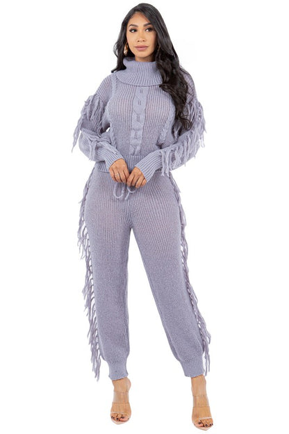 SWEATER PANTS SET