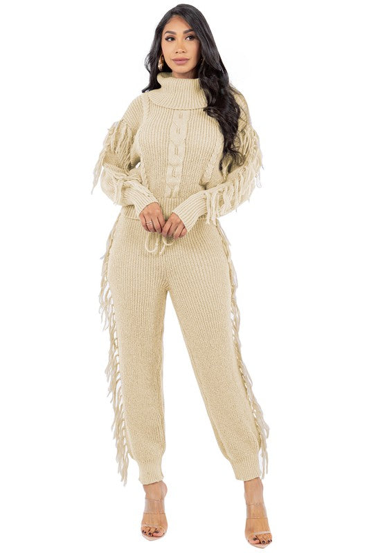 SWEATER PANTS SET