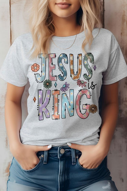 Jesus is King, Christian Graphic Tee