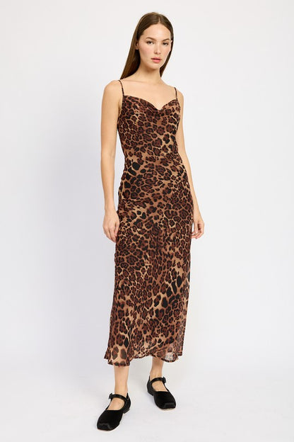 SPAGHETTI STRAP MAXI DRESS