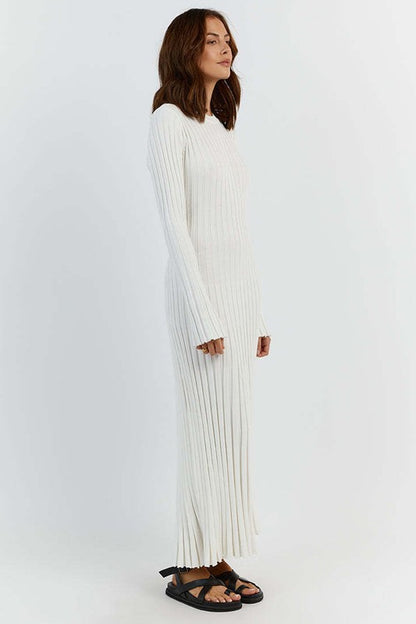 KNITWEAR LONG MAXI DRESS