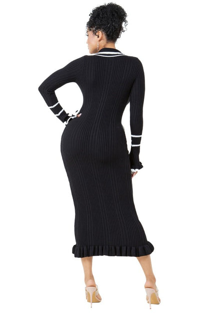 Sweater bodycon dress