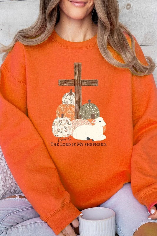 The Lord is My Shepherd Graphic Fleece Sweatshirts