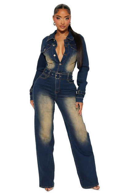 Denim Sexy Jumpsuit