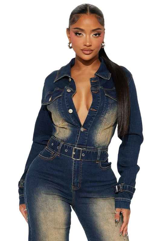 Denim Sexy Jumpsuit