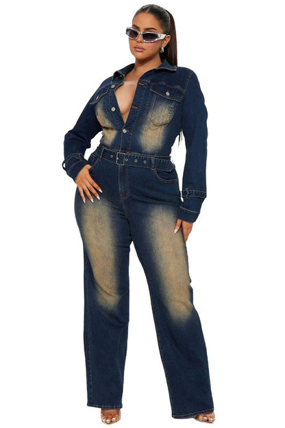 Denim Sexy Jumpsuit