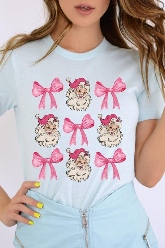 Coquette Pink Christmas Graphic Tee