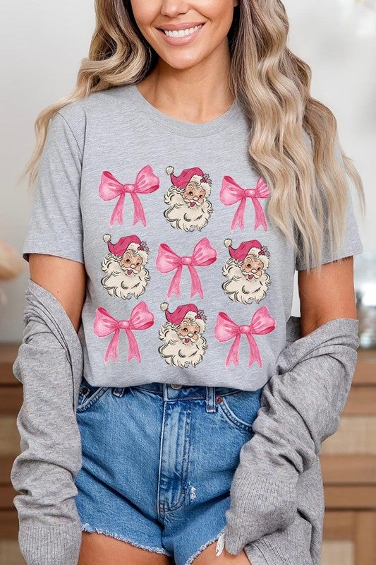 Coquette Pink Christmas Graphic Tee