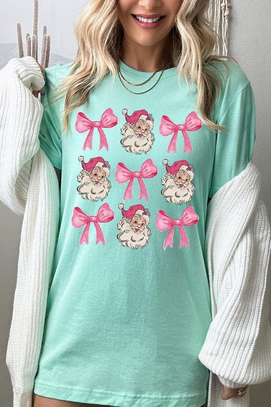 Coquette Pink Christmas Graphic Tee