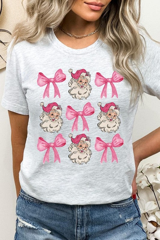 Coquette Pink Christmas Graphic Tee