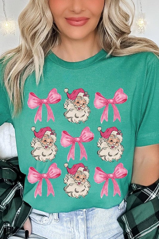 Coquette Pink Christmas Graphic Tee