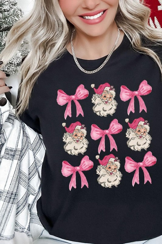 Coquette Pink Christmas Graphic Tee