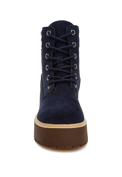 High Ankle Suede Boots