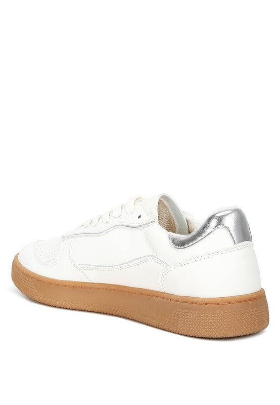 Faux Leather Everyday Sneakers