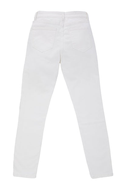 White skinny jeans