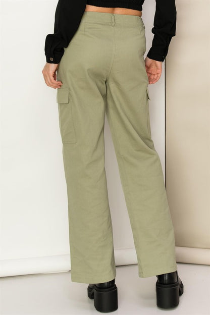 WEEKEND CHILLER HIGH WAIST CARGO PANTS HYFVE