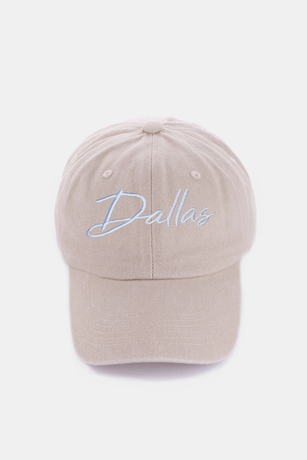 Washed DALLAS Embroidered Baseball Cap