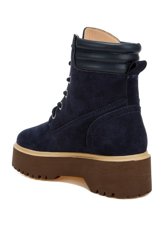 High Ankle Suede Boots