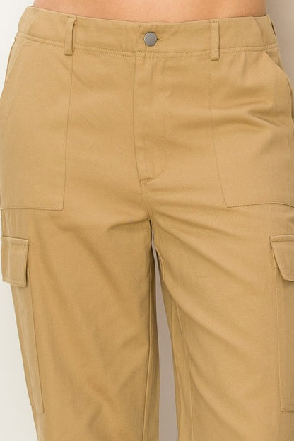 WEEKEND CHILLER HIGH WAIST CARGO PANTS HYFVE